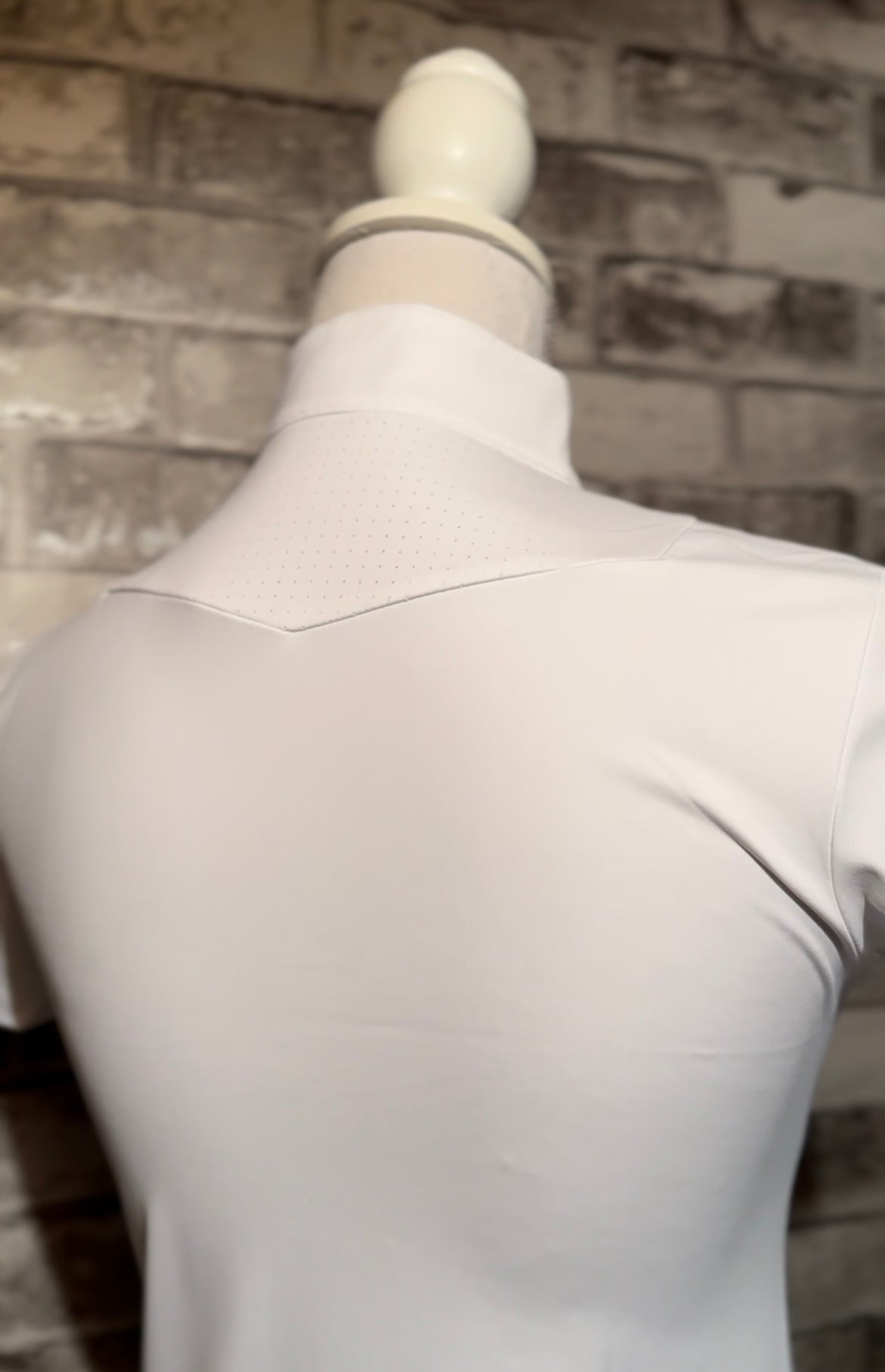 Ava Show Shirt - Ice White