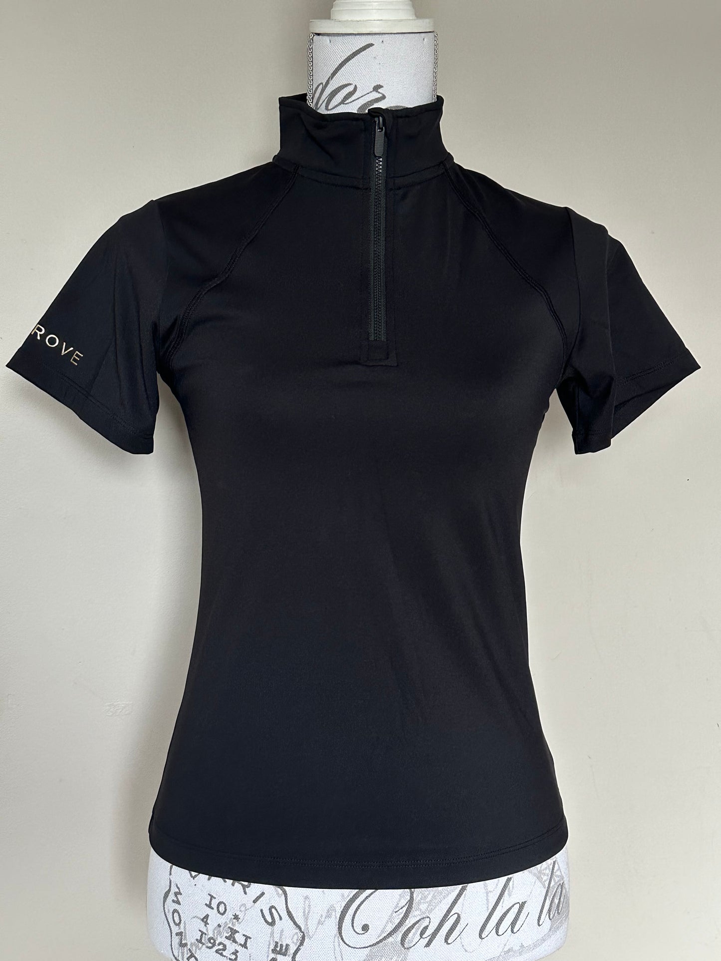 Jet Black Short Sleeved Base Layer