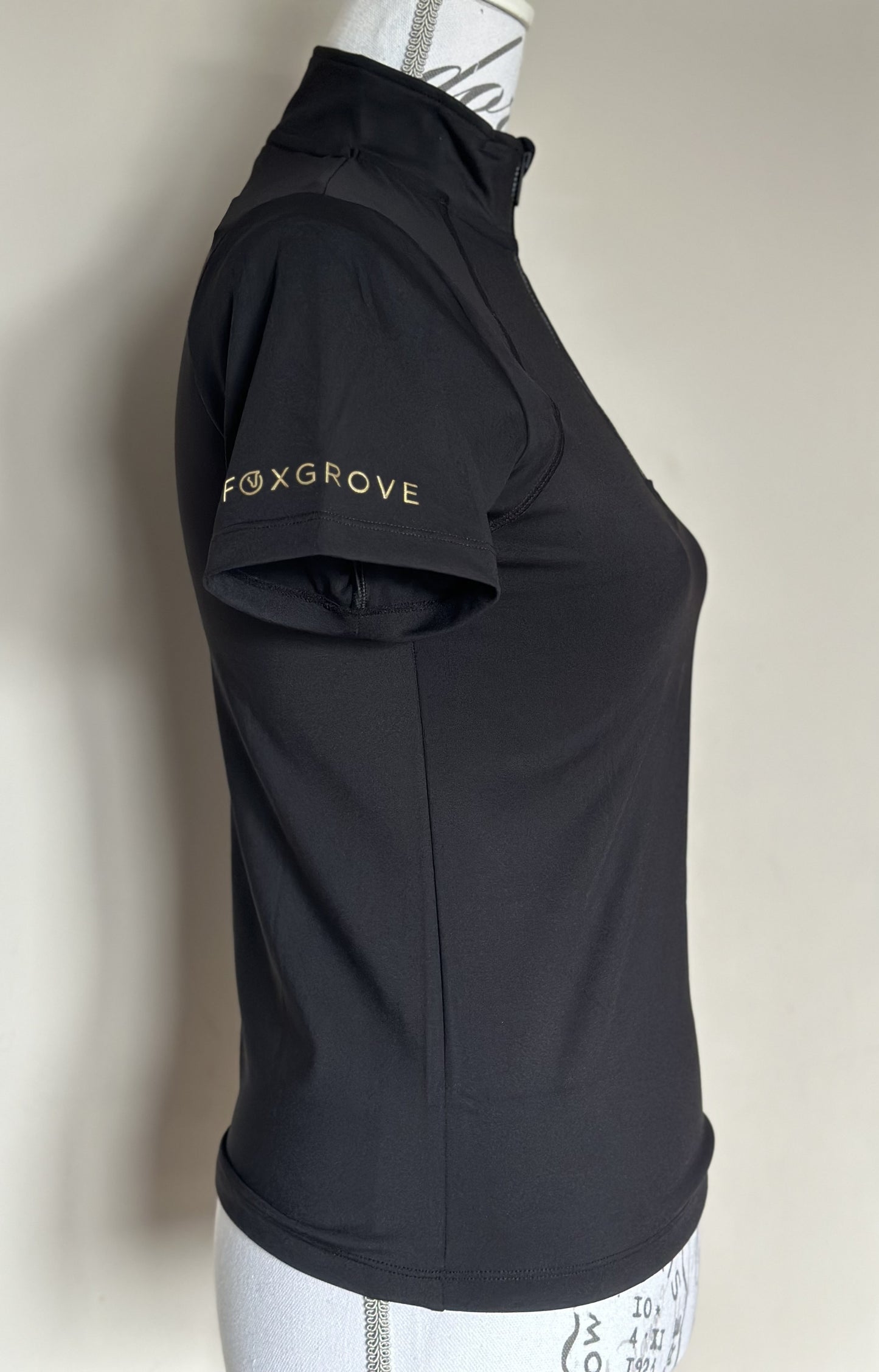 Jet Black Short Sleeved Base Layer