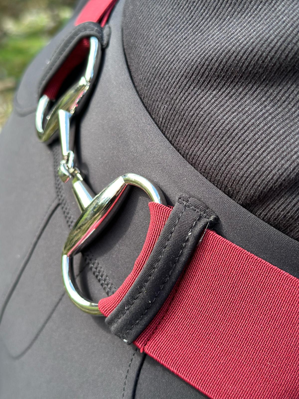 Snaffle Belt ~ Burgundy