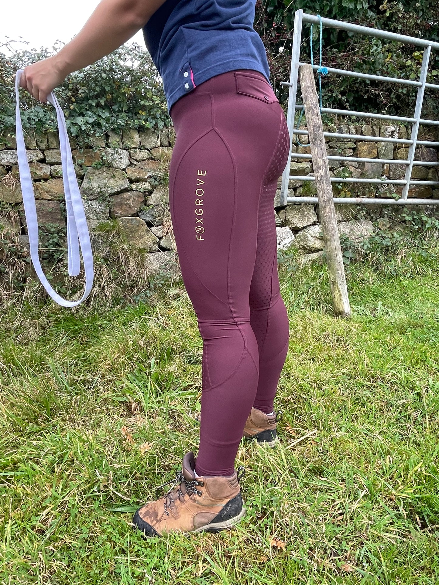 Wine Hybrid Breeches