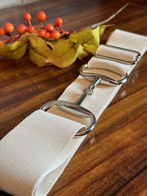 Snaffle Belt ~ Cream