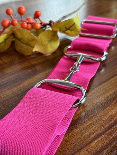 Snaffle Belt ~ Hot Pink