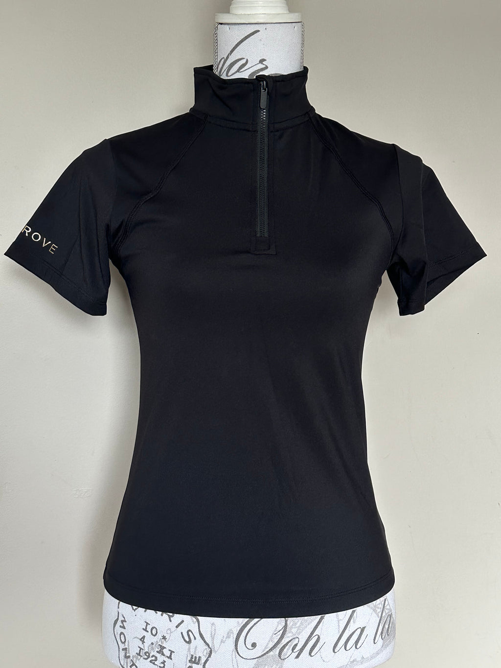 Jet Black Short Sleeved Base Layer