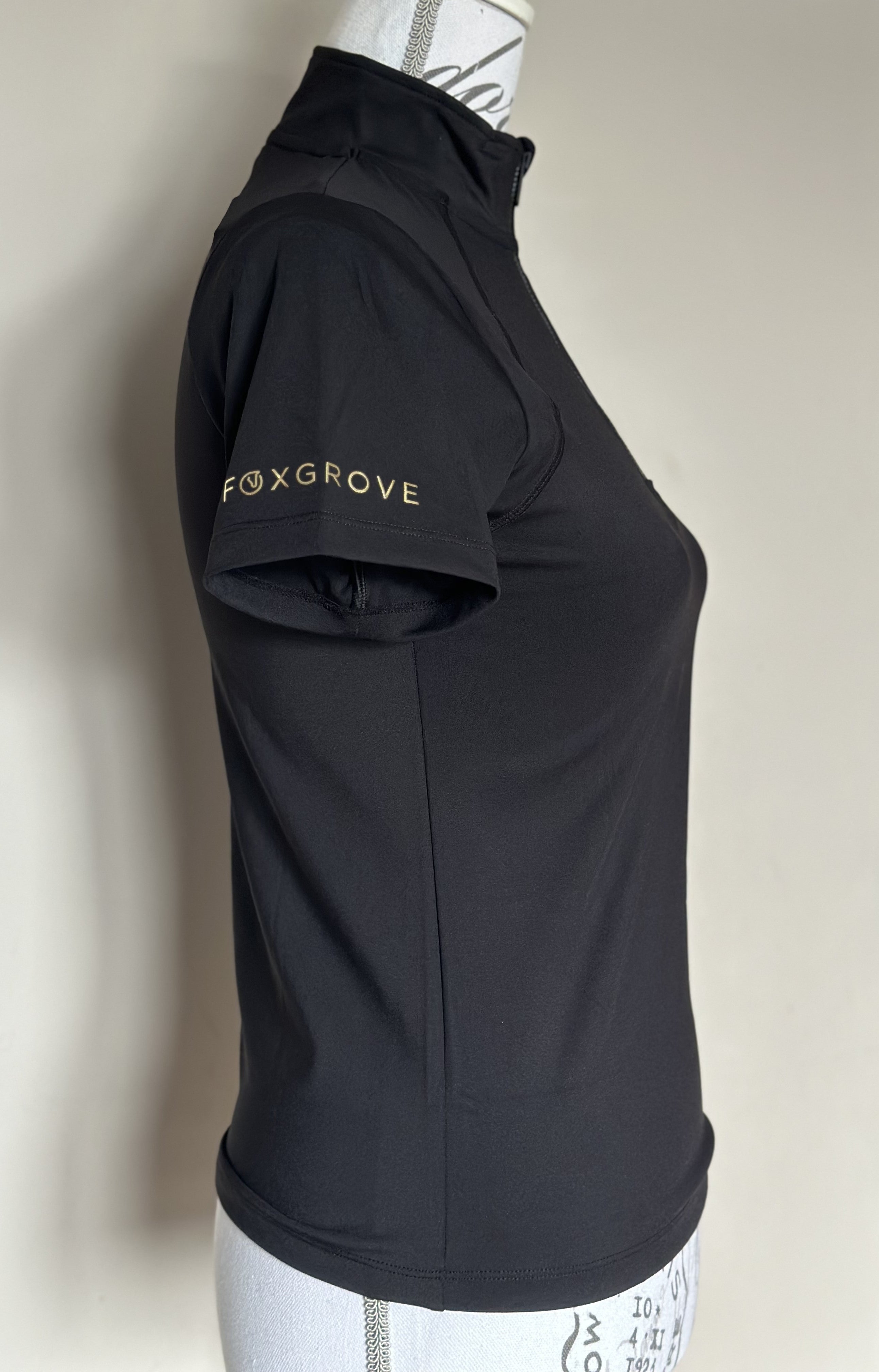 Jet Black Short Sleeved Base Layer