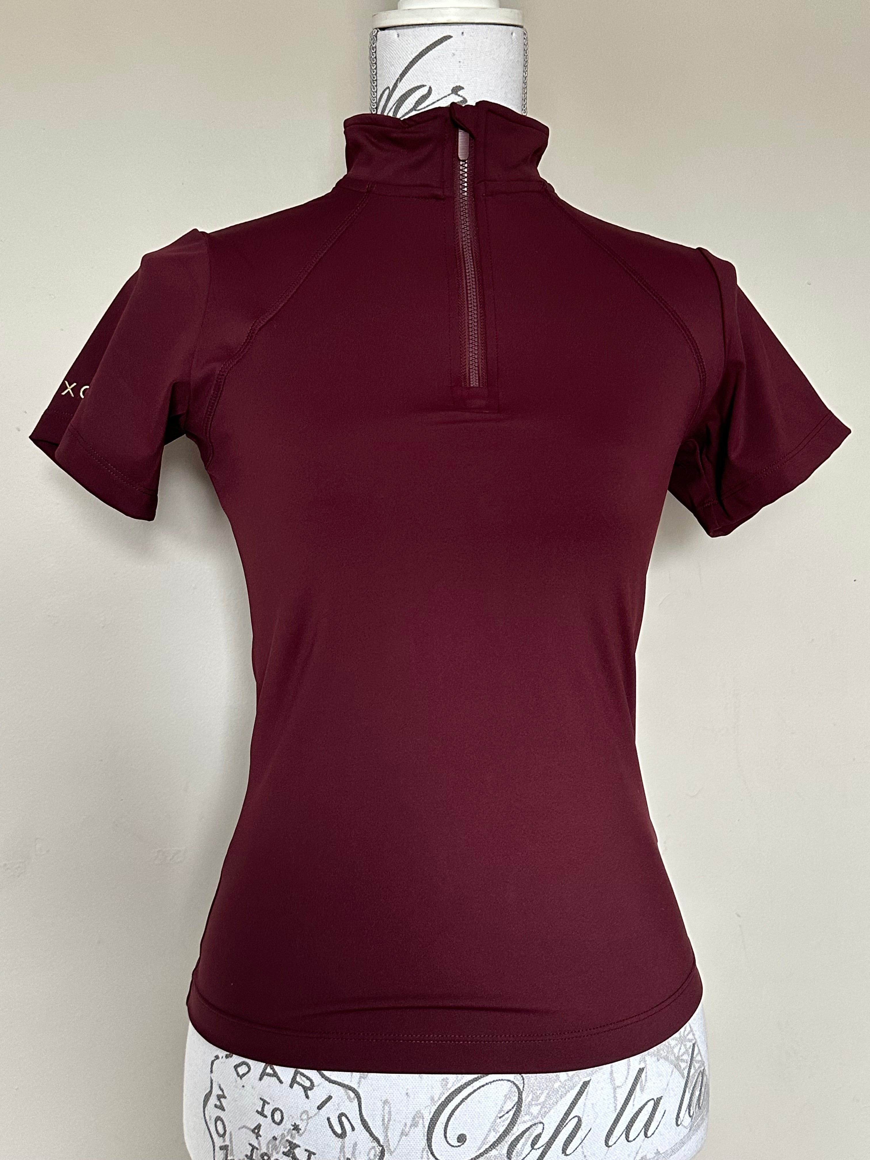 Wine Short Sleeved Base Layer