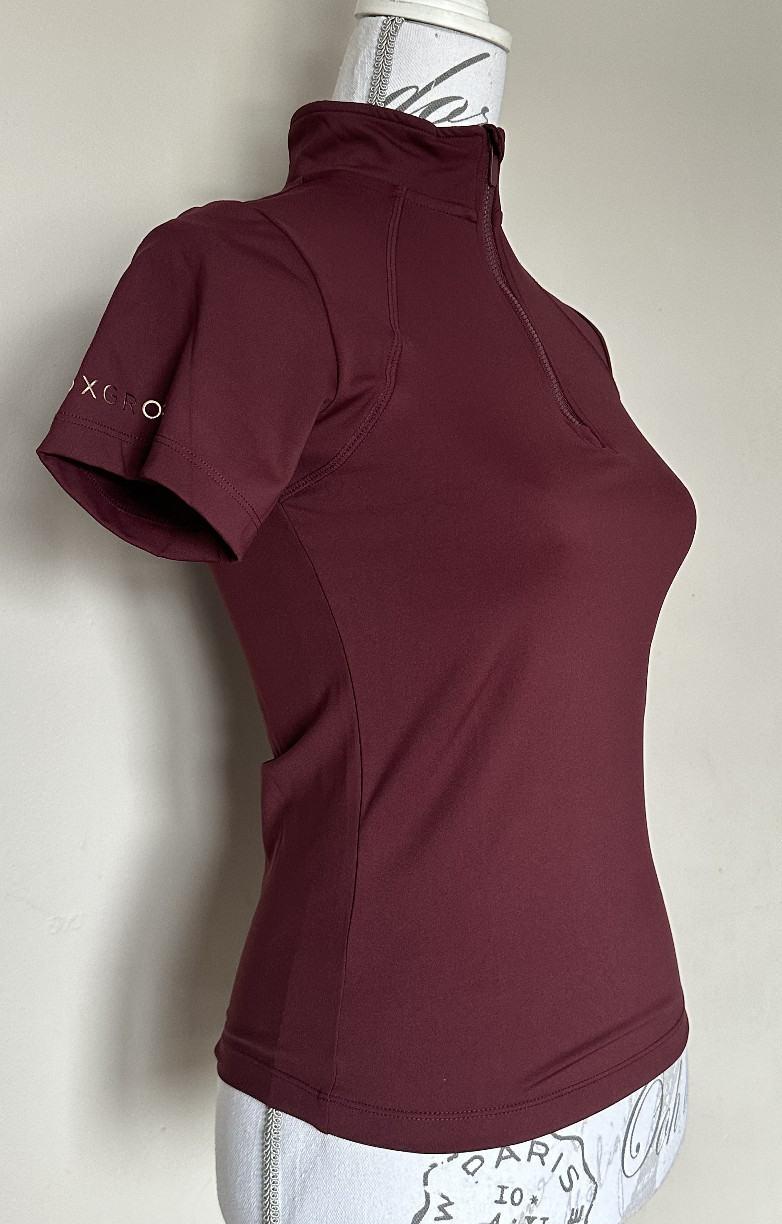 Wine Short Sleeved Base Layer