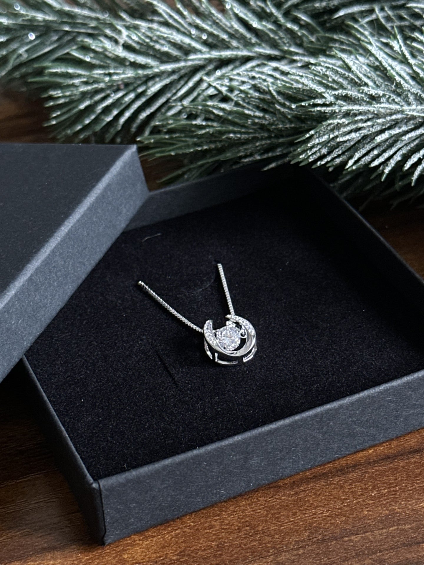 Aurora Horseshoe Necklace