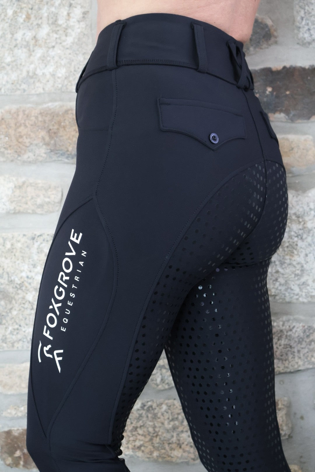 Black Hybrid Breeches