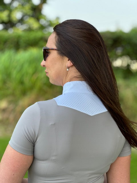 Ava Show Shirt - Dove Grey