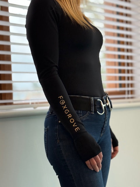 Helena Technical Long Sleeve - Black - Old Logo Clearance