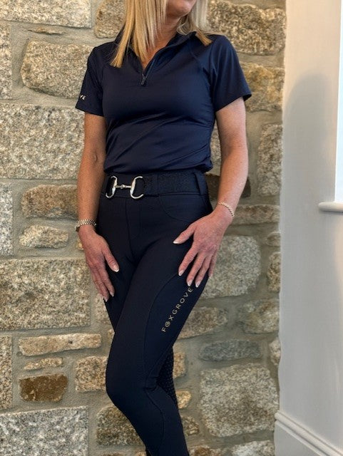 Navy Short Sleeved Base Layer