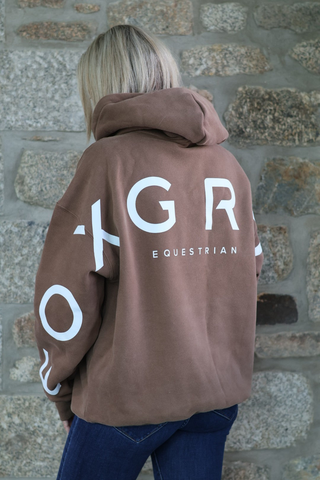 Hendra Vale Oversized Fit Hoodie - Mocha