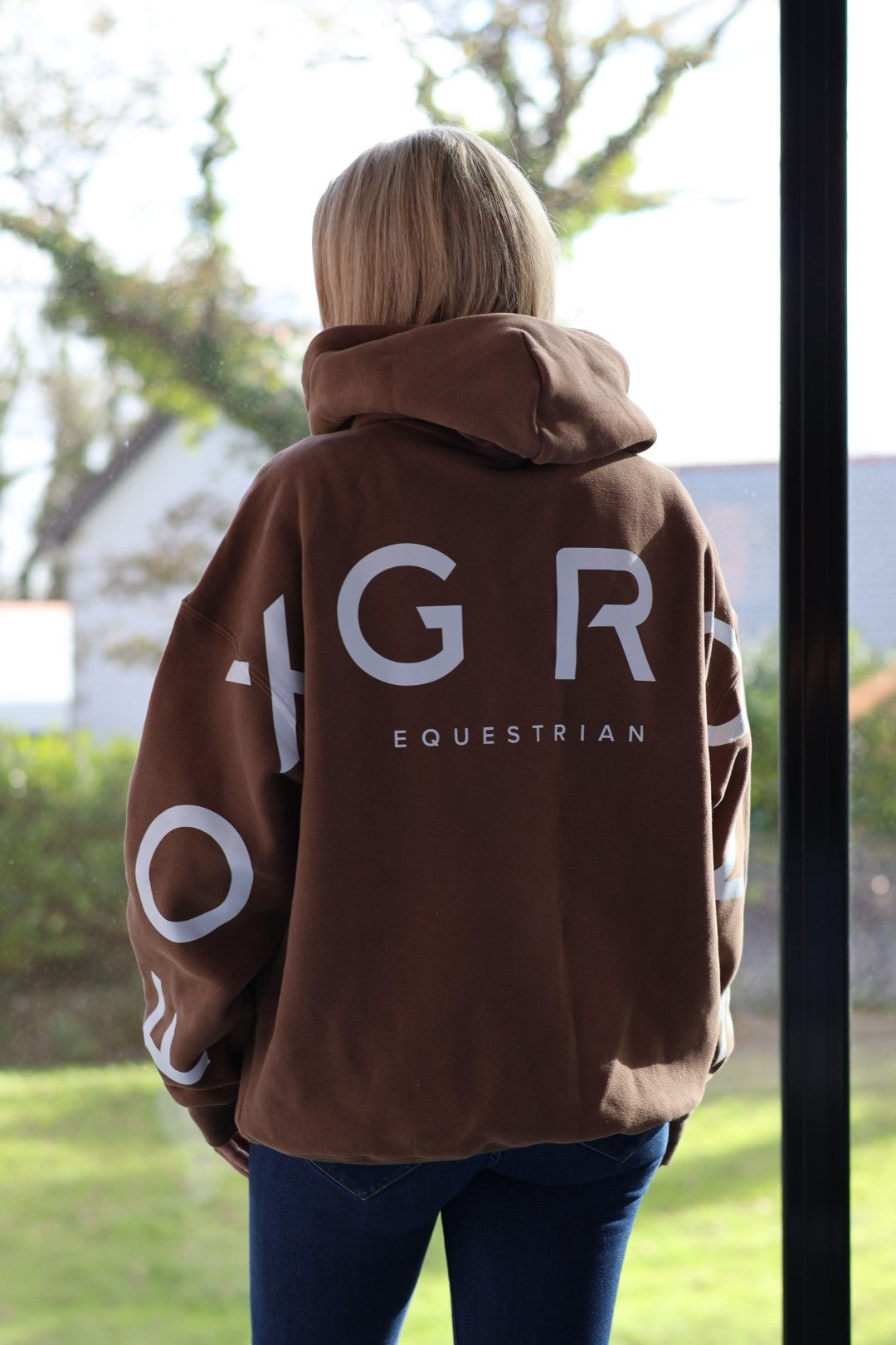 Hendra Vale Oversized Fit Hoodie - Mocha