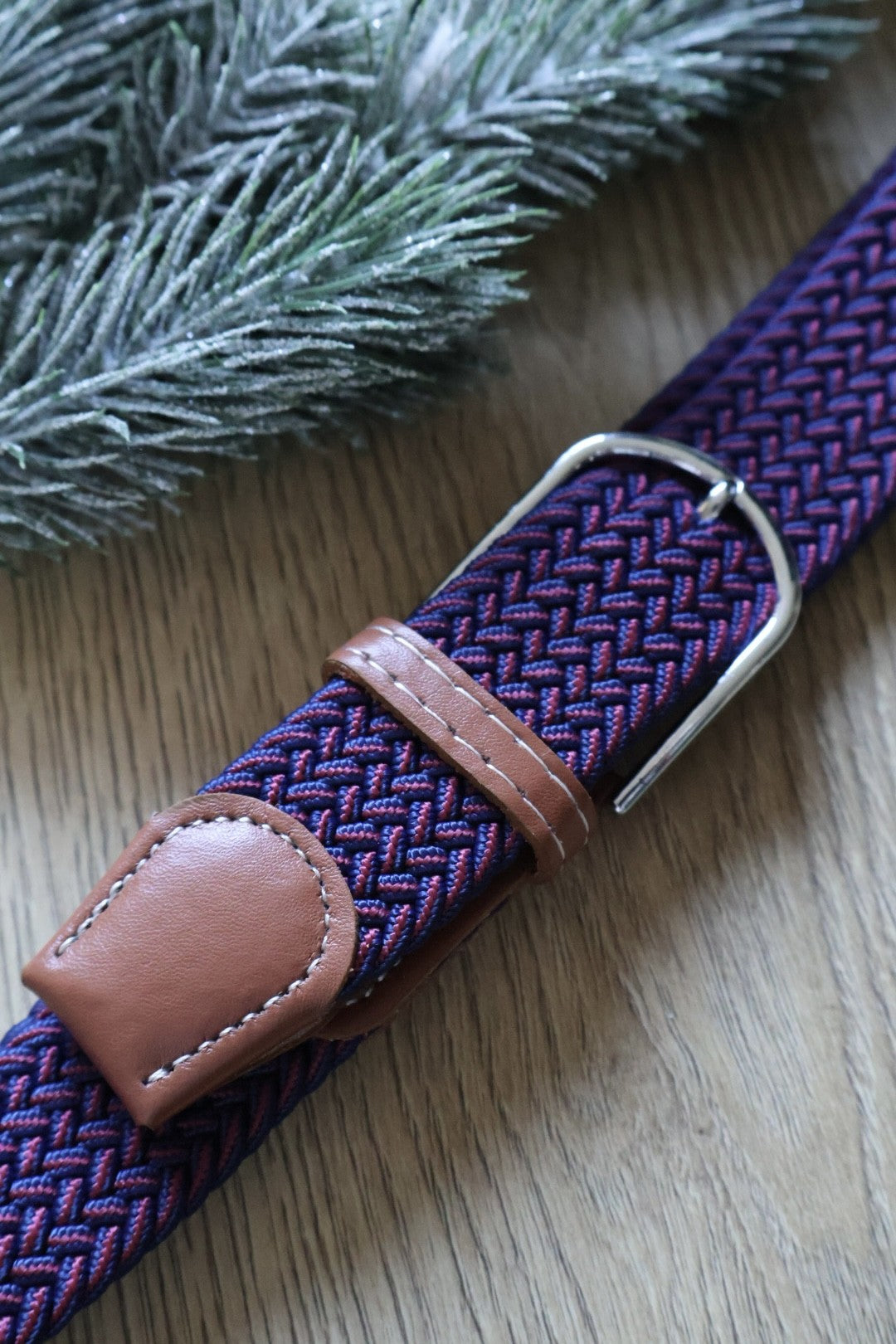 Foxvale Belt - Mulberry Two-Tone