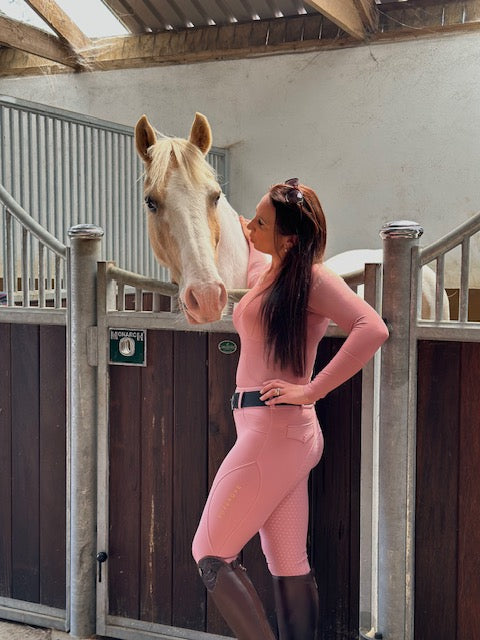 Candy Floss Hybrid Breeches - Old Logo Clearance