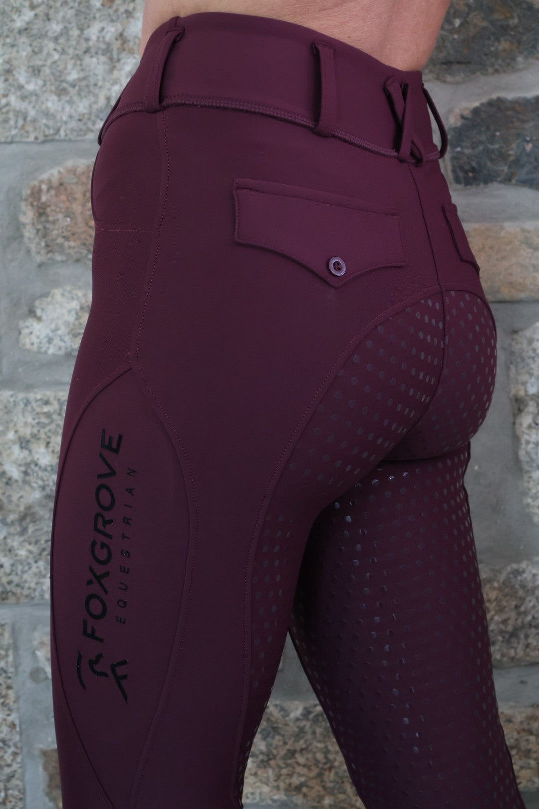 Wine Hybrid Breeches